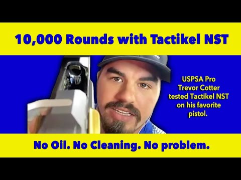 USPSA Pro shooter testimonial video - 10,000 rounds with Tactikel NST nano surface treatment